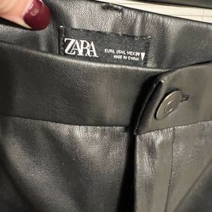 Zara leather pants